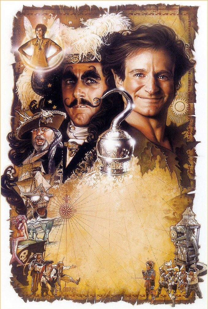 Hook film poster art by Drew Struzan