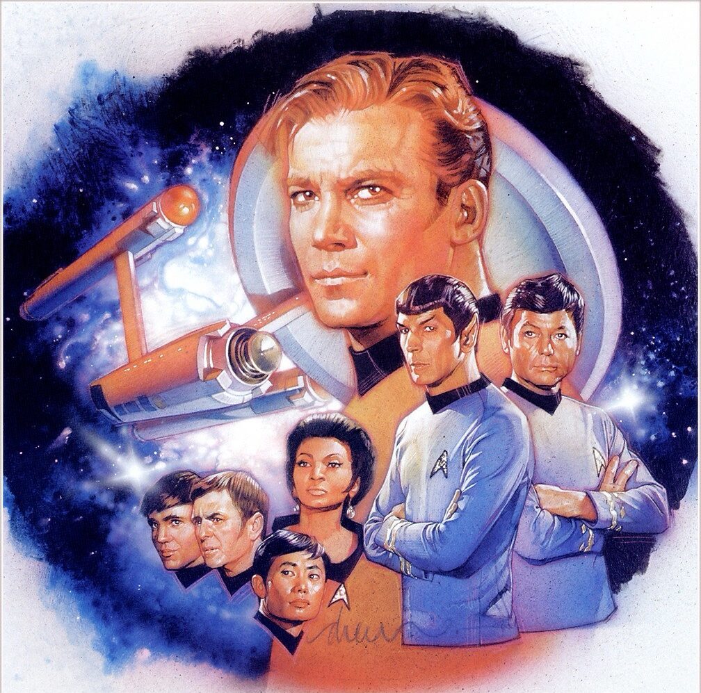 Star Trek: The Original Series promotional art by Drew Struzan ©️ CBS