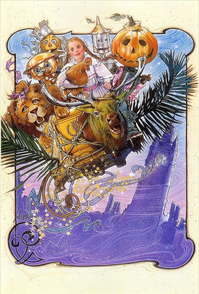 Return to Oz art by Drew Struzan