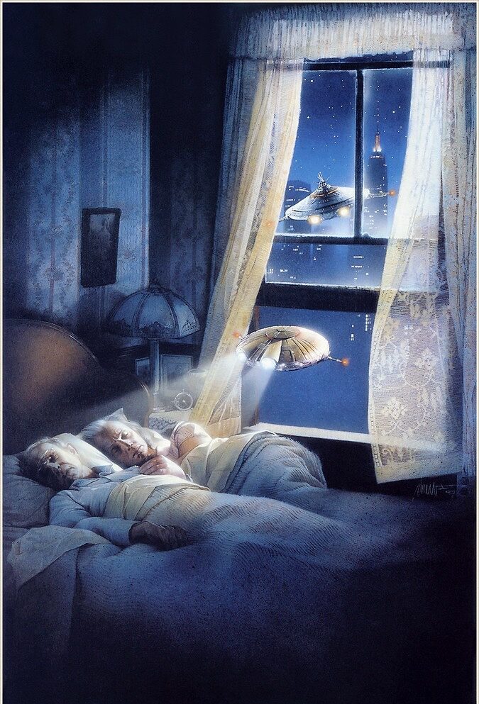 Batteries not Included art by Drew Struzan
