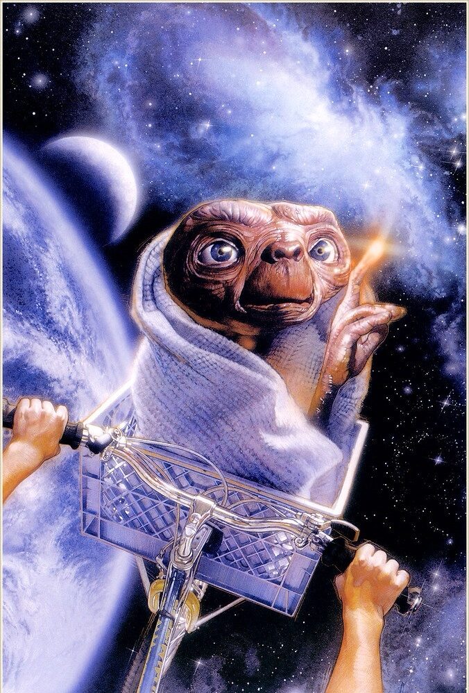 E.T. art by Drew Struzan