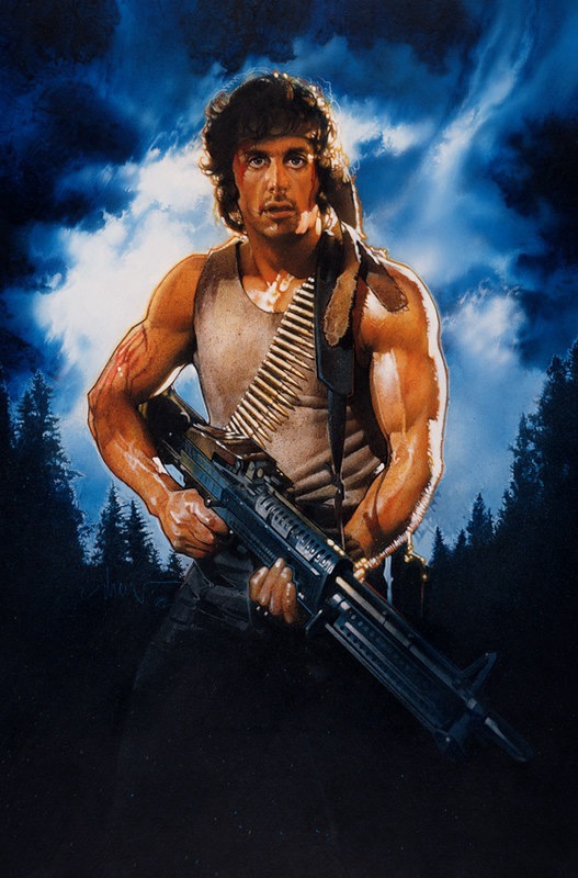 First Blood art by Drew Struzan