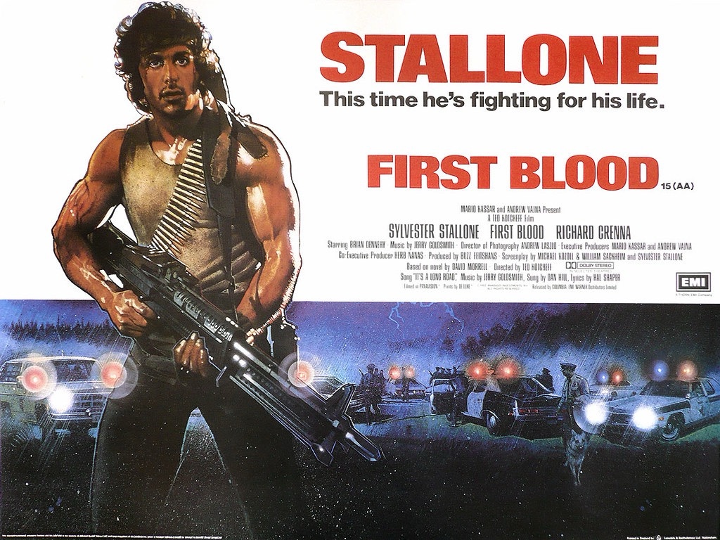 First Blood film poster - art by Drew Struzan