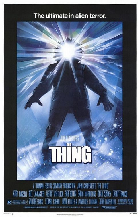 John Carpenter’s The Thing film poster - art by Drew Struzan
