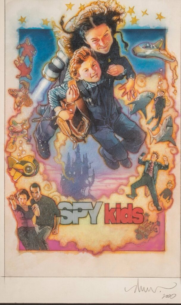 Spy Kids art by Drew Struzan