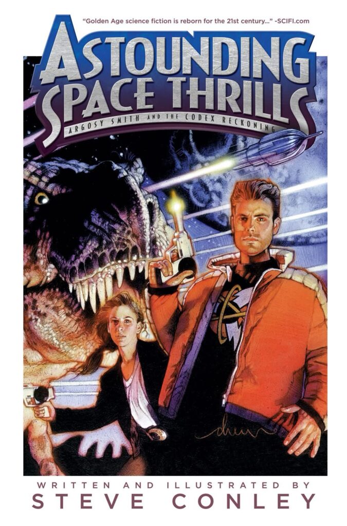 “Such sad news about Drew Struzan,” commented comic creator Steve Conley in a tribute to the legendary illustrator. “A legend. I was lucky enough to commission him to provide a cover for my indie sci-fi comic book in the late 90s. Like everything else he did, he knocked it out of the park…”