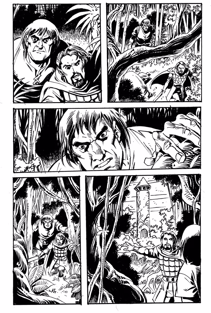 SHRIEEEK Comic Special 2024 - A Tall Tale. Script by John A Short. Art by Dell Barras