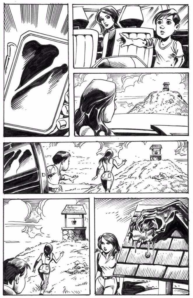 SHRIEEEK Comic Special 2024 - The Well of Well Being. Script by Peter Howard. Art by Dell Barras