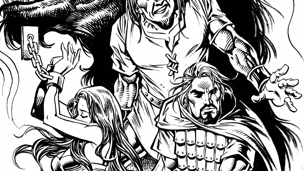 SHRIEEEK Comic Special 2024 - A Tall Tale. Script by John A Short. Art by Dell Barras