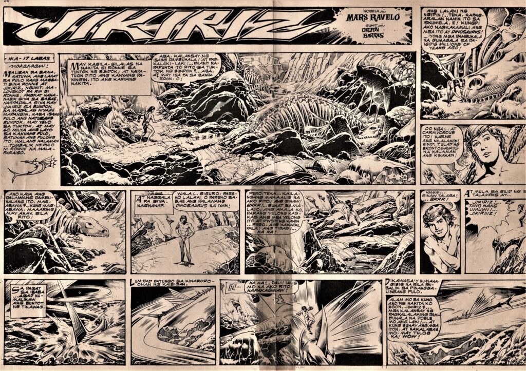 Early work by Dell Barras, published in the Philippines