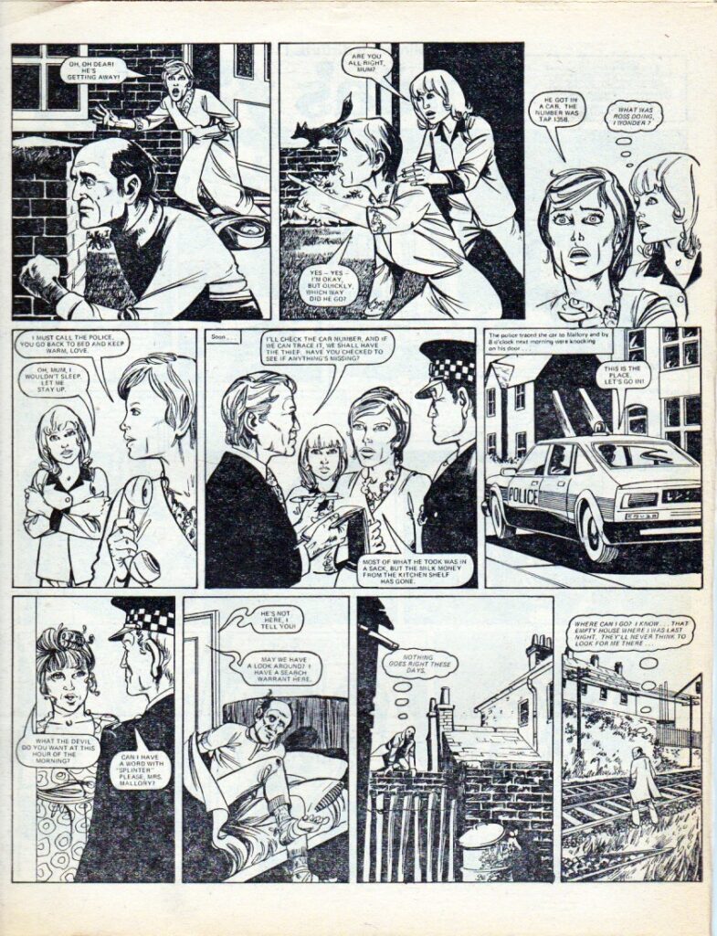 “Linda’s Fox”, for Tammy and Misty, via the A Resource on Jinty © Rebellion Publishing - art by Ron Tiner