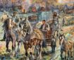 Equestrian art by Alan Langford