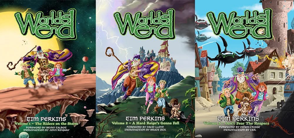 Worlds End Covers - art by Tim Perkins
