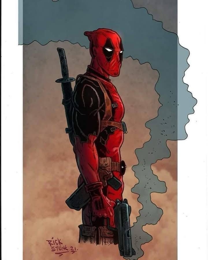 Deadpool, art by Rick Orc