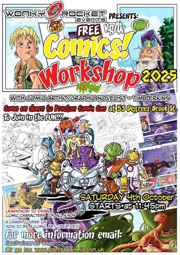 Preston Comic Con 2025 - Comic Workshop 