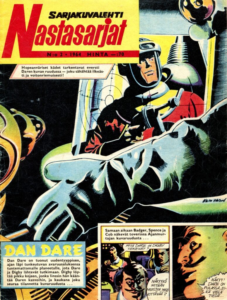 Finland’s Nastasarjat No. 2 featuring “Dan Dare” on the cover, published in 1964