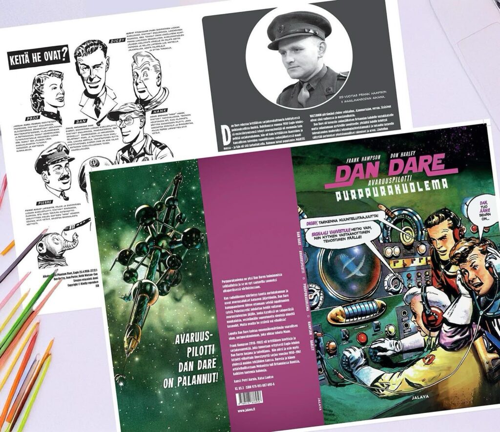 Avaruuspilotti Dan Dare - Purppurakuolema | ISBN: 978-9518876956 | Jalava, 2025