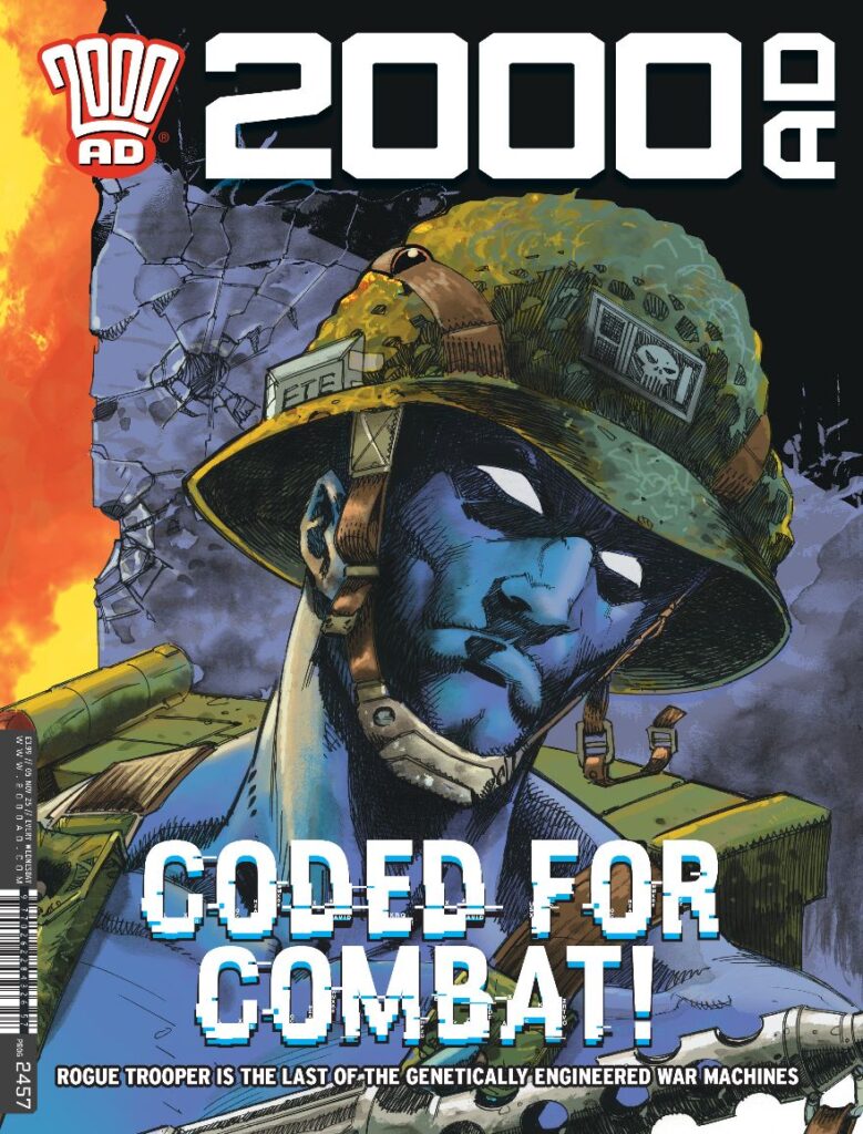 2000AD Prog 2457
UK and DIGITAL: 5 November £3.99
NORTH AMERICA: 31 December $27.95 (Prog Pack)
DIAMOND: SEP250169
COVER: John McCrea with Jack Davies