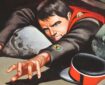 Artwork hand-painted by Ron Embleton for the end credits of Gerry & Sylvia Anderson's TV series "Captain Scarlet and the Mysterons".