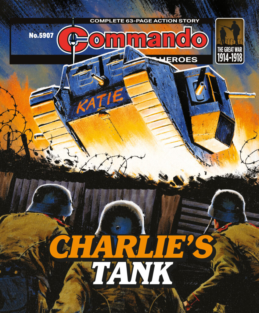 Commando 5907: Charlie's Tank Story: Julian Michael Carver |  Art: Jaume Forns | Cover: Neil Roberts