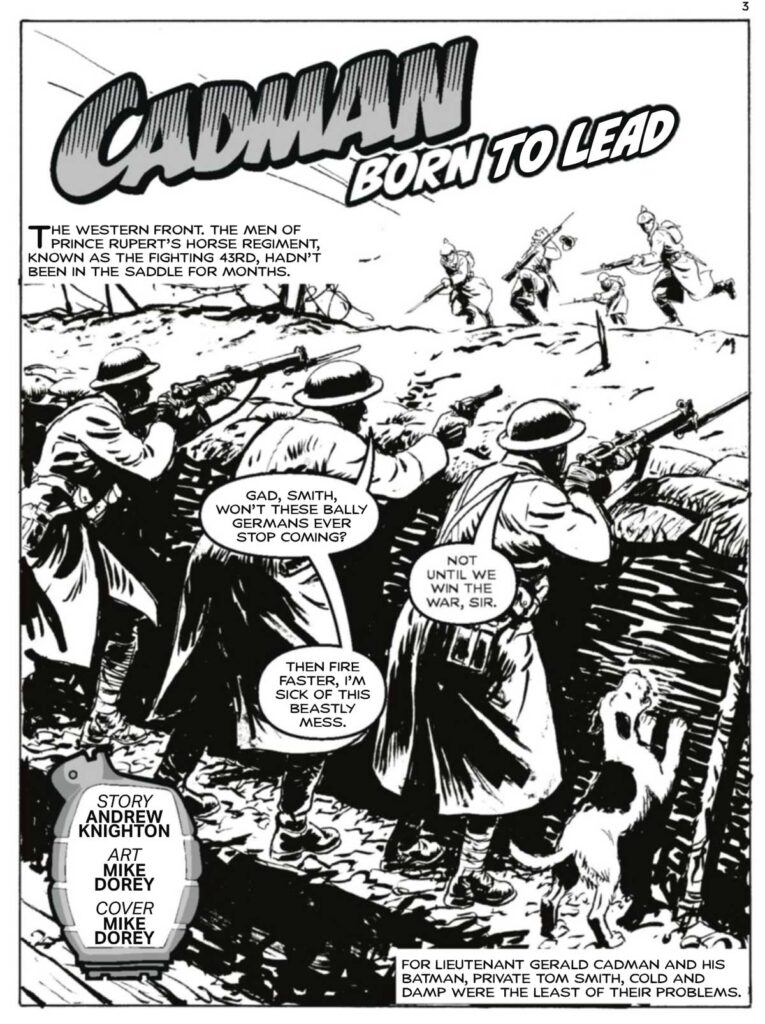 Commando 5909: Cadman: Born to Lead Story: Andrew Knighton | Art and Cover: Mike Dorey