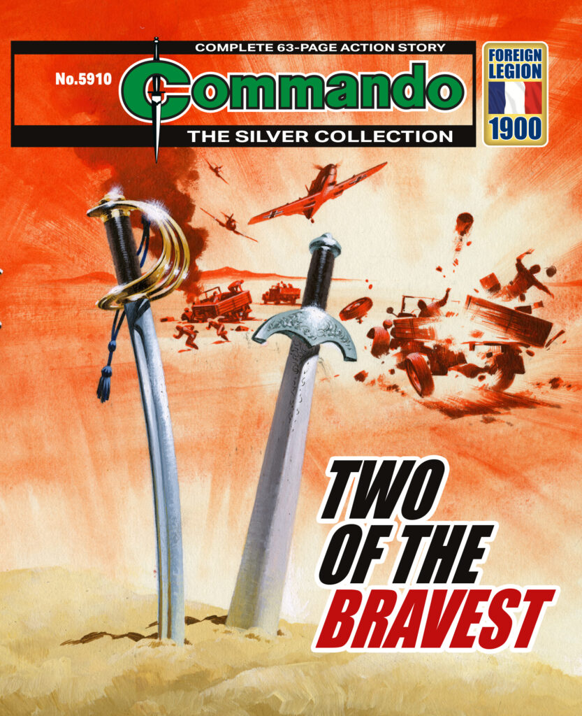 Commando 5910: Two of the Bravest Story: Cyril Walker | Art: Felix Carrion | Cover: Ian Kennedy First published in 1984 as No. 1834
