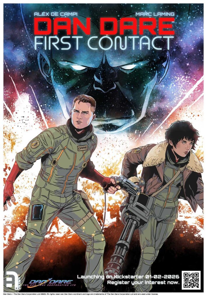 Dan Dare: First Contact - art by and © Marc Laming