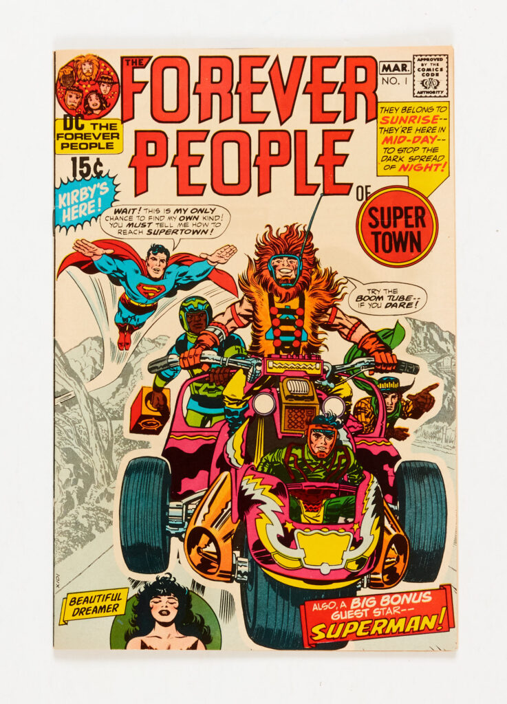 Forever People 1 (1971) cents copy, cream pages [nm-]. No Reserve