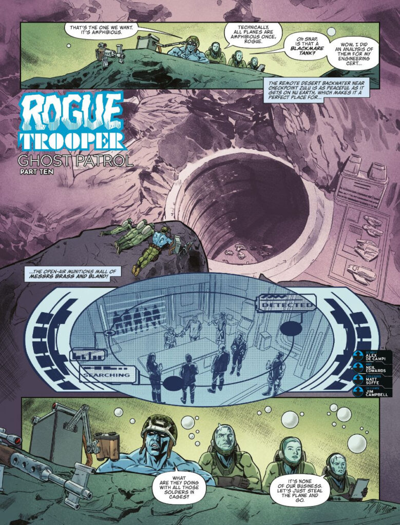 2000AD Prog 2459 - ROGUE TROOPER // GHOST PATROL by Alex de Campi (Writer) Neil Edwards (Artist) Matt Soffe (Colourist) Jim Campbell (Letterer)