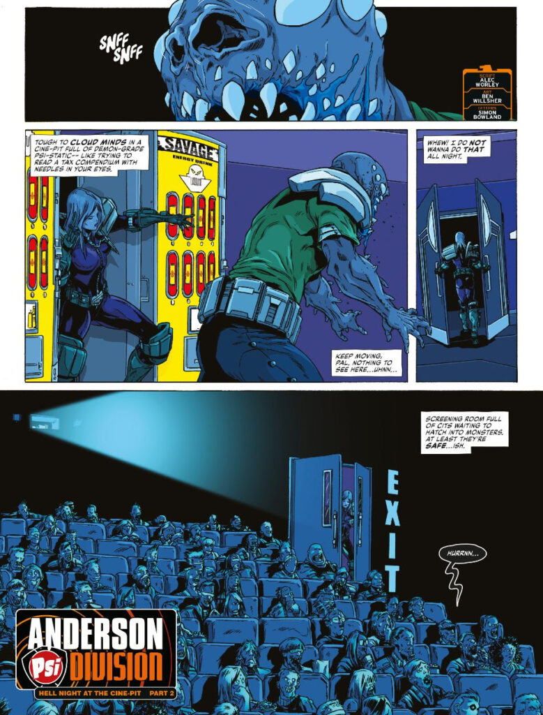 Judge Dredd Megazine 486 - ANDERSON, PSI-DIV by Alec Worley (Writer) Ben Willsher (Artist) Simon Bowland (Letterer)
