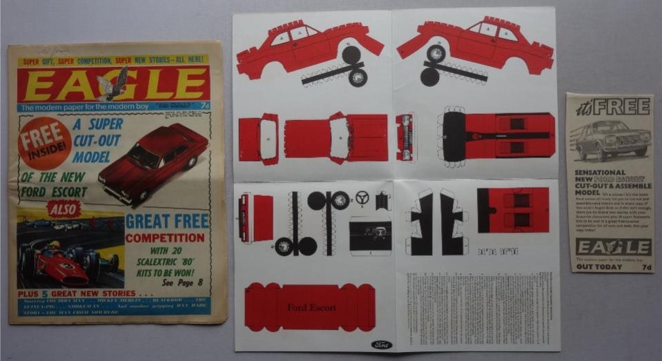 Eagle Volume 19 No. 4 cover dated 27th January 1968 With Free Gift – Multi-coloured Wrist Strap