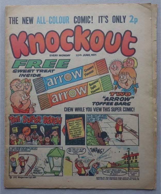 Knockout No. 1 cover dated 12th June 1971