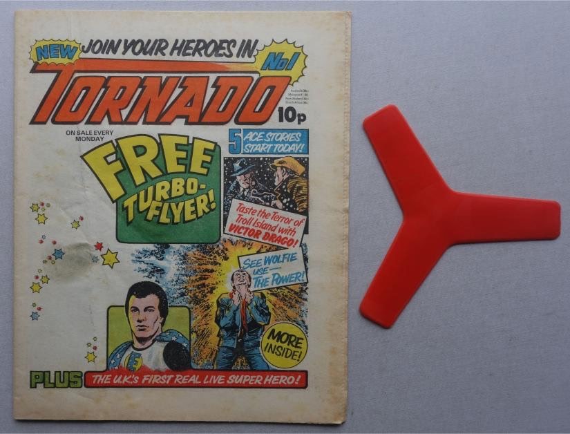 Tornado No. 1 cover dated 24th May 1979 With Free Gift – Turbo Flyer