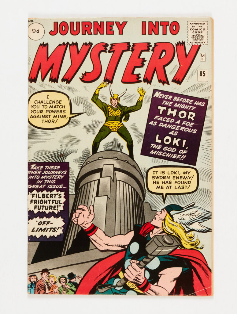 Journey Into Mystery 85 (1962). Good cover gloss, cream pages, minor rust migration [fn-]. No Reserve