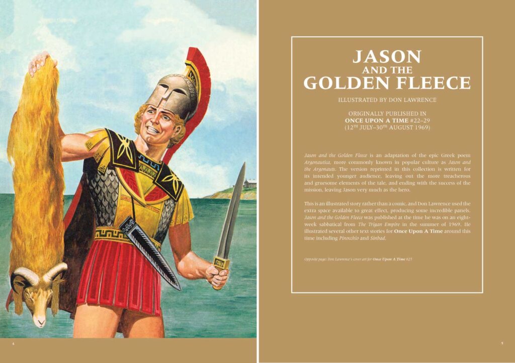 Lost Treasures Volume 2 (Hibernia Comics, 2025) - Sample Pages - Jason and the Golden Fleece by Don Lawrence