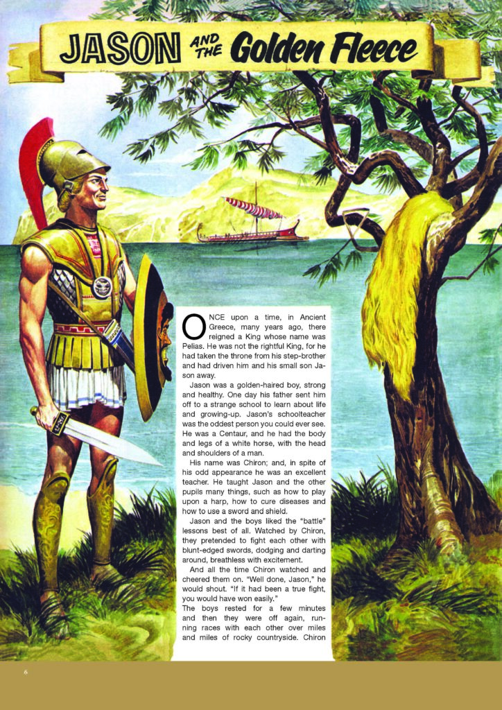 Lost Treasures Volume 2 (Hibernia Comics, 2025) - Sample Pages - Jason and the Golden Fleece by Don Lawrence