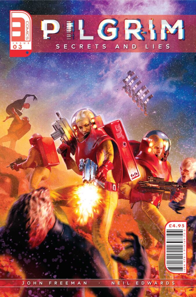 Pilgrim: Secrets and Lies #3 by John Freeman and Neil Edwards - Cover by Alex Ronald