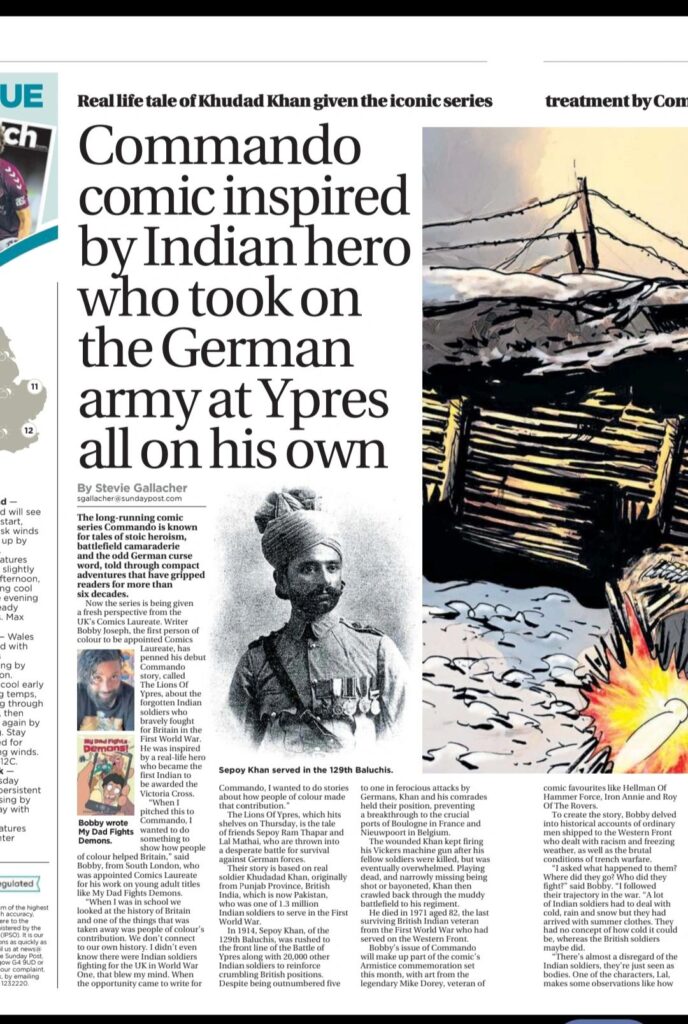 Sunday Post, Sunday 2nd November 2025 - Commando Feature. Read the article in full on Press Reader