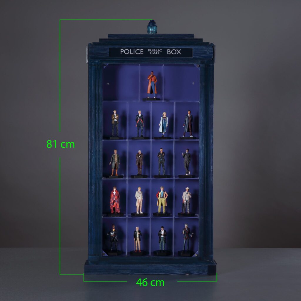 Master Replicas - TARDIS Display Case with Figurines of 17 Doctors (2026)