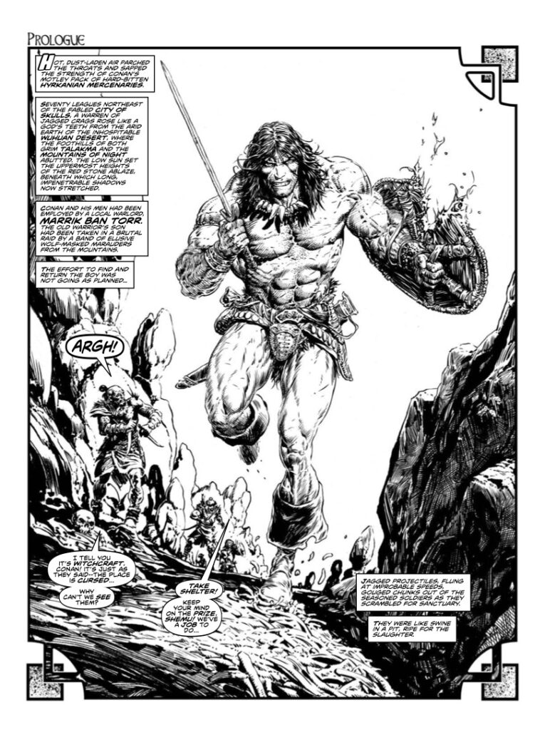 Savage Sword of Conan #11 - "Tattered Wings" by Liam Sharp (Titan Comics, 2025)