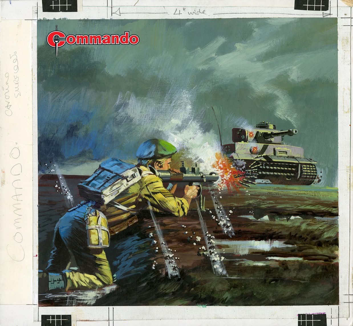 Commando 5904 (Gold): Brave Coward Story: Bernard Gregg | Art: Gordon C Livingstone | Cover: Aldoma First published 1971 as No. 585