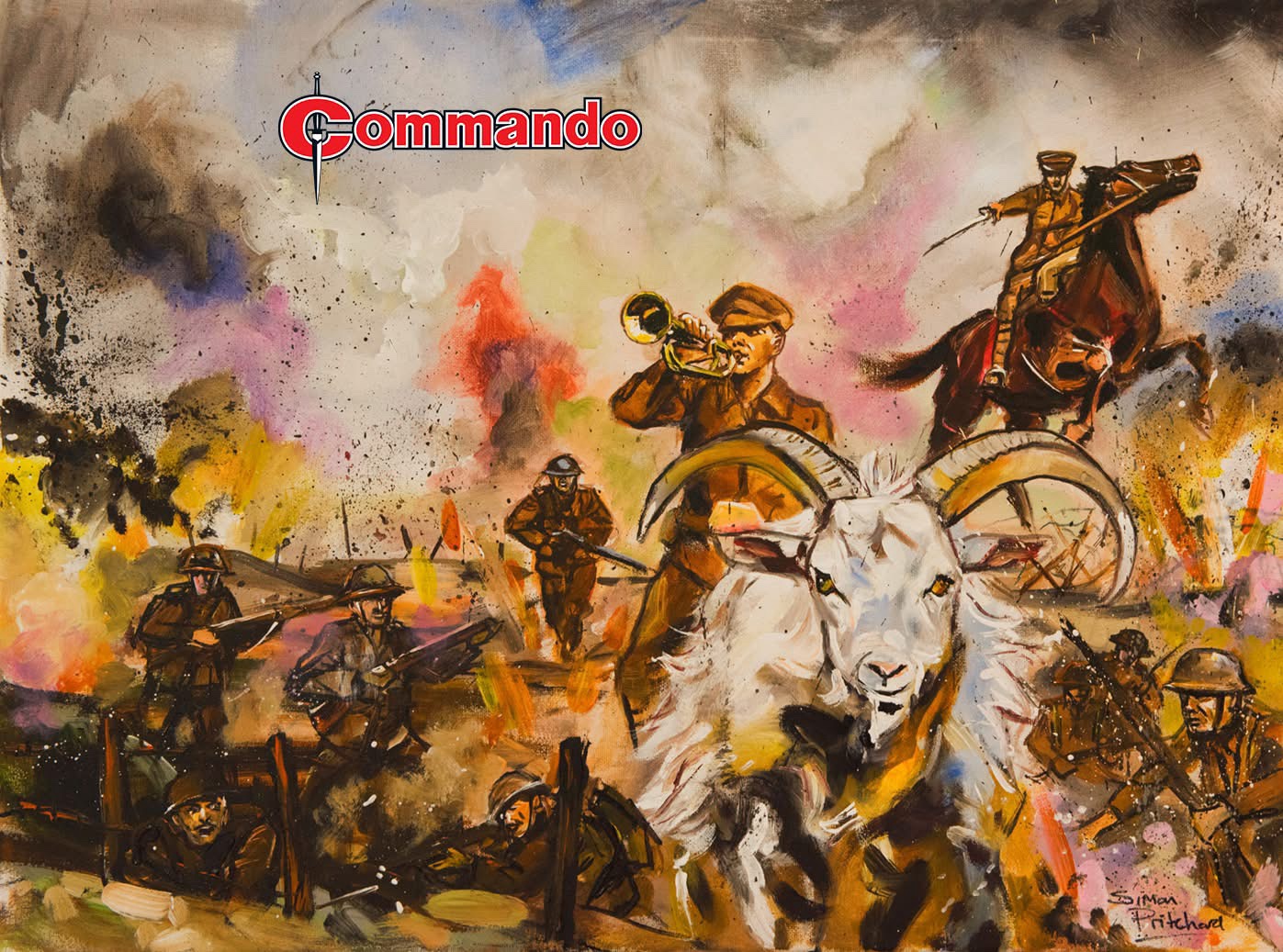 Commando 5905 (For Action and Adventure): Goat Major Story: Hailey Austin | Art: Alejandro Magana | Cover: Simon Pritchard