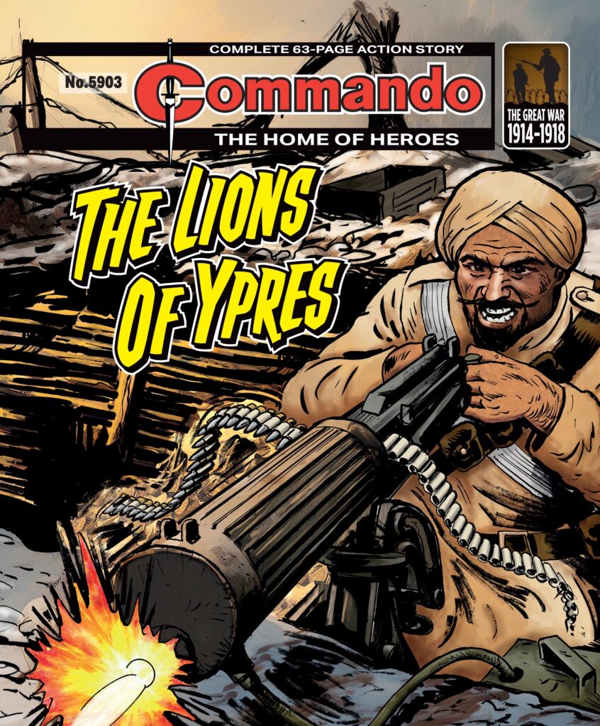 Commando 5903 (Home of Heroes): The Lions of Ypres Story: Bobby Joseph | Art and Cover: Mike Dorey