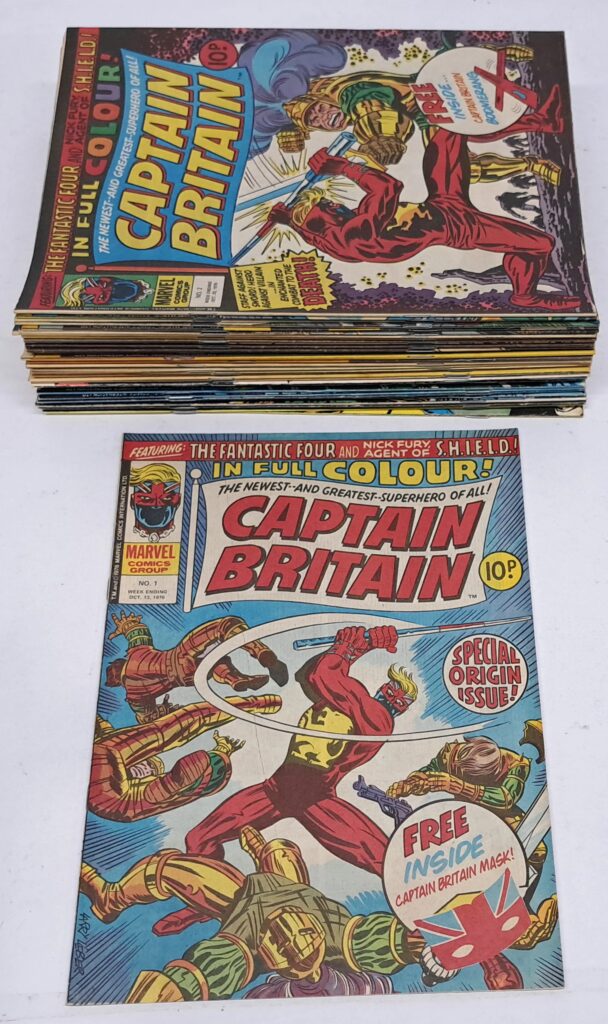 Vectis Comics & Publications Auction - 18th November 2025 - Captain Britain Weekly