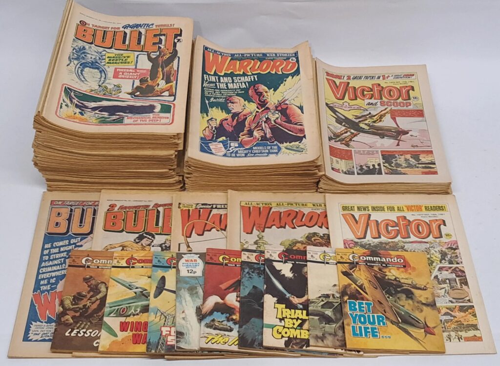 Vectis Comics & Publications Auction - 18th November 2025 - DC Thomson adventure comics including Bullet and Victor