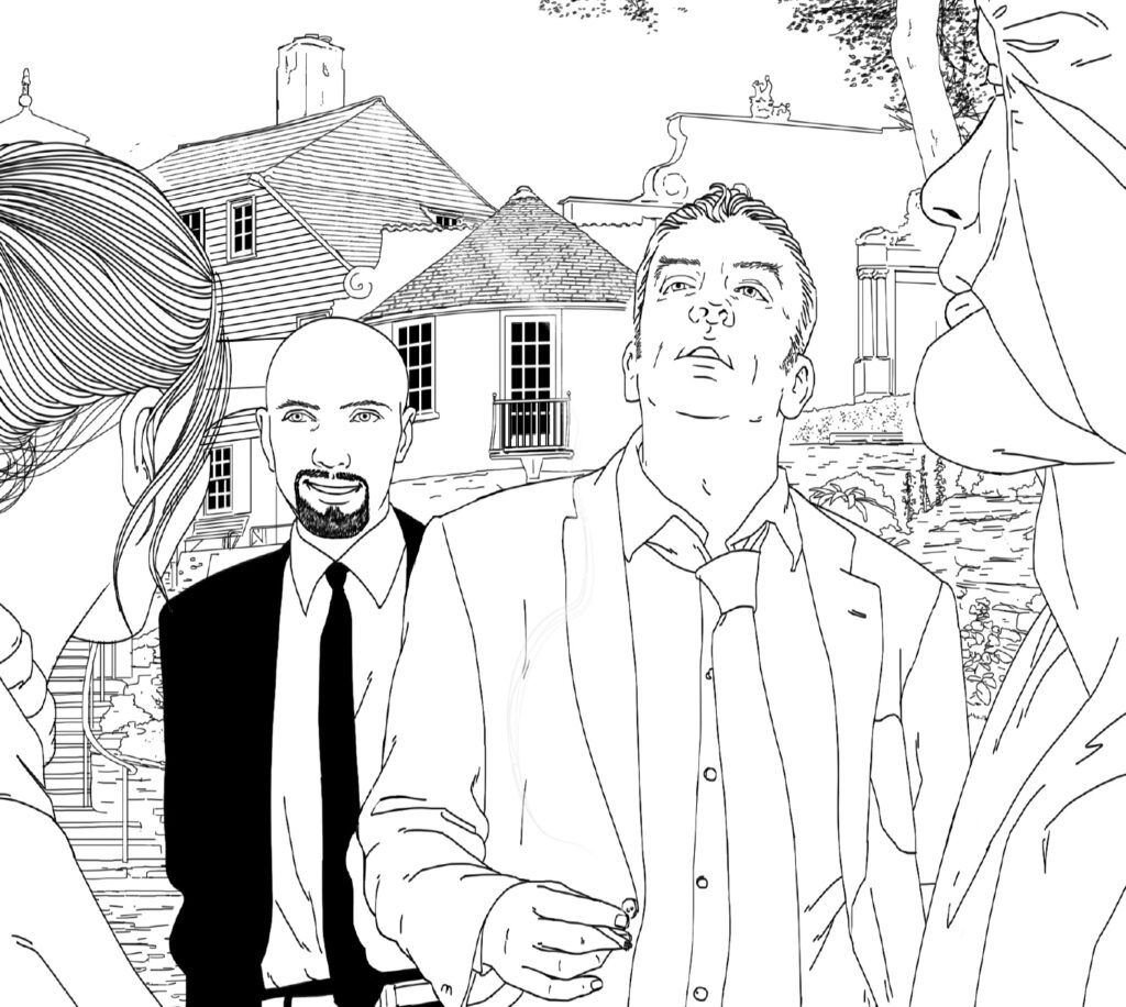 Harker: The Fourth Man teaser art by Vince Danks