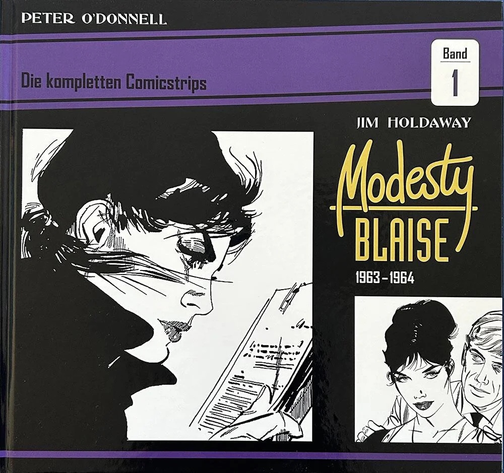 German publisher Bocola launched its first collection in its Modesty Blaise - The Complete Comic Strips series last year, confirming the enduring international success of the character. Published in German, copies are available in the UK from The Book Palace