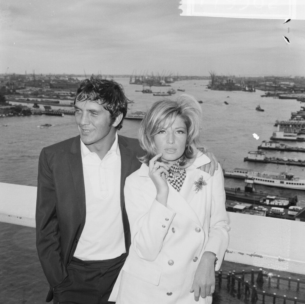 Terence Stamp and Monica Vitti, the stars of the first big screen Modesty Blaise film | Image via Wikimedia Commons | An image from the Nationaal Archief, the Dutch National Archives, donated in the context of a partnership program