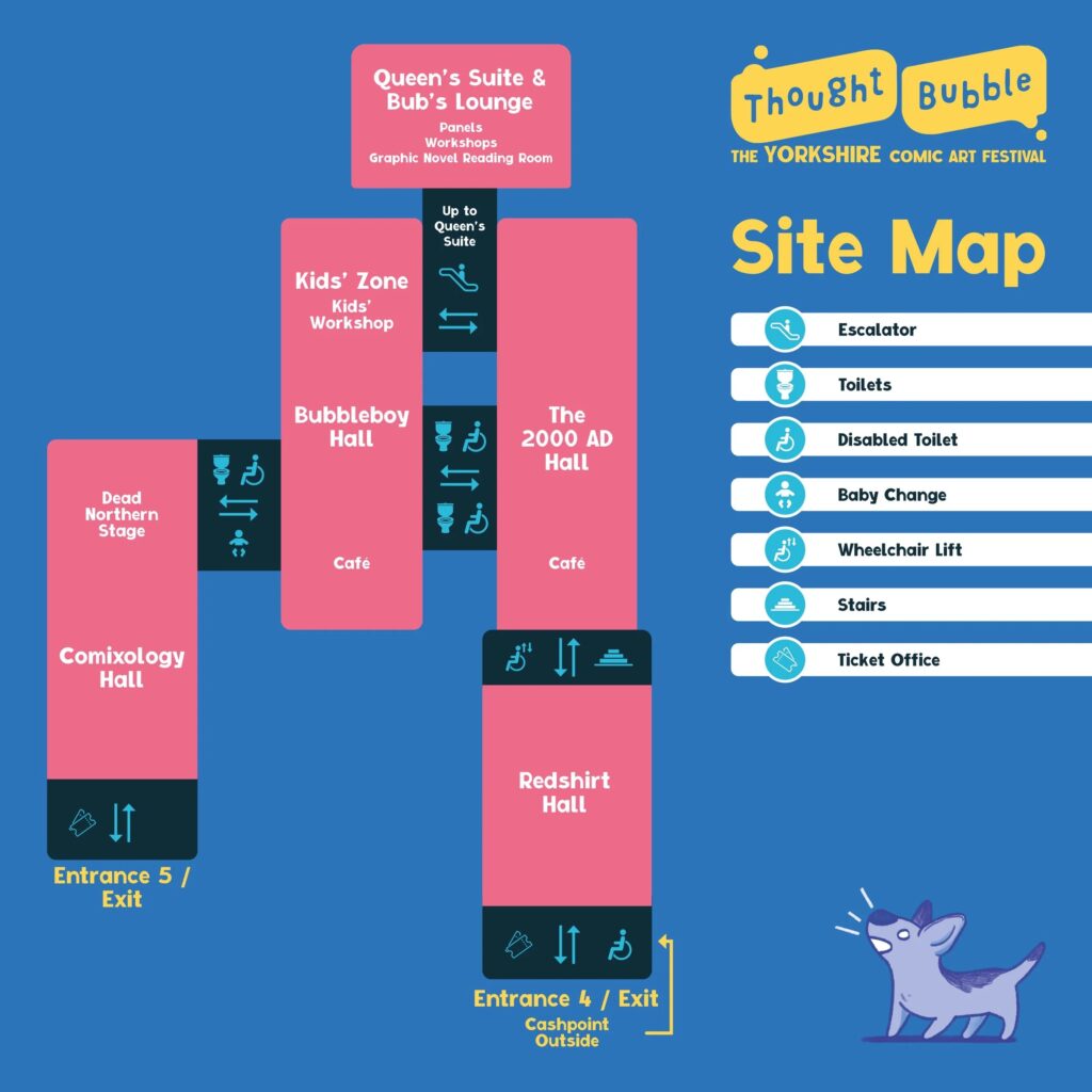 Thought Bubble Comic Convention 2025 Maps