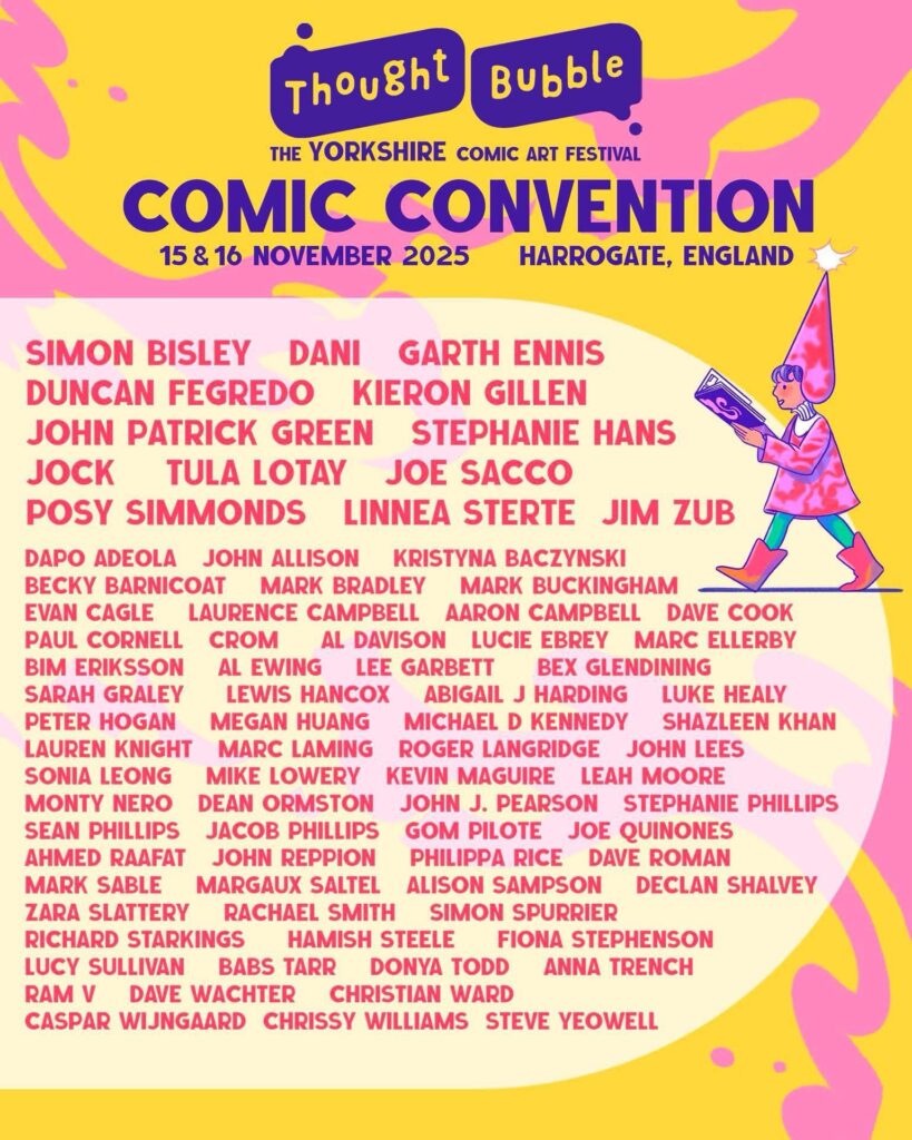 Thought Bubble Comic Convention 2025 - Guests